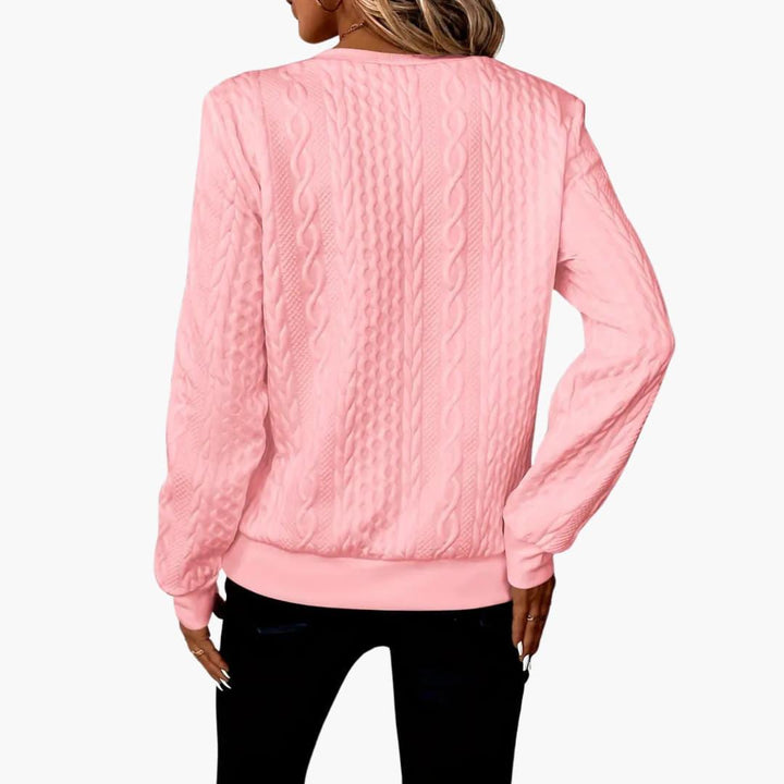 Stylish Knitted Sweater with Zipper for Women - WardrobeVogue