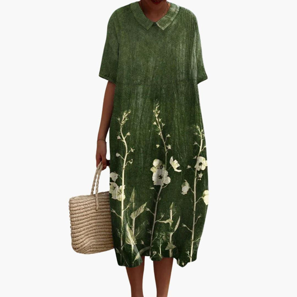 Stylish Floral Summer Dress for Women - WardrobeVogue