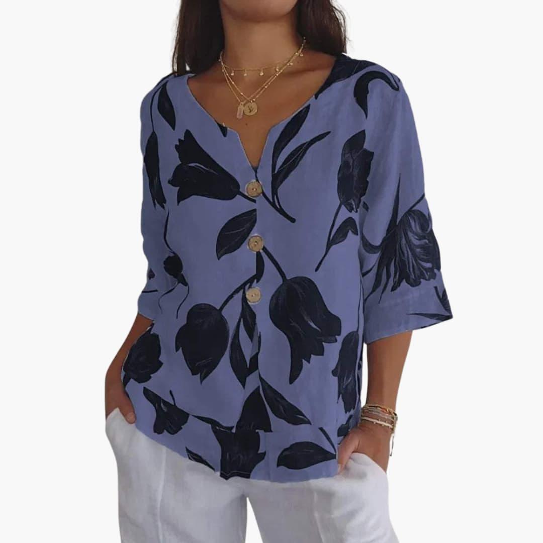 Stylish Breathable Blouse for Women - WardrobeVogue
