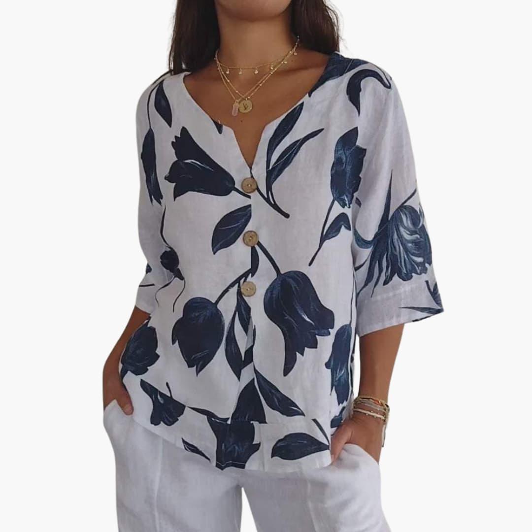 Stylish Breathable Blouse for Women - WardrobeVogue