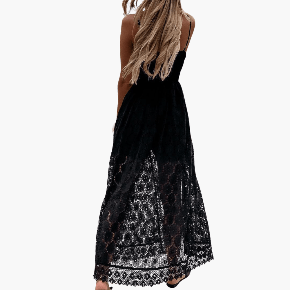 Elegant Lace Romper Dress for Women - WardrobeVogue