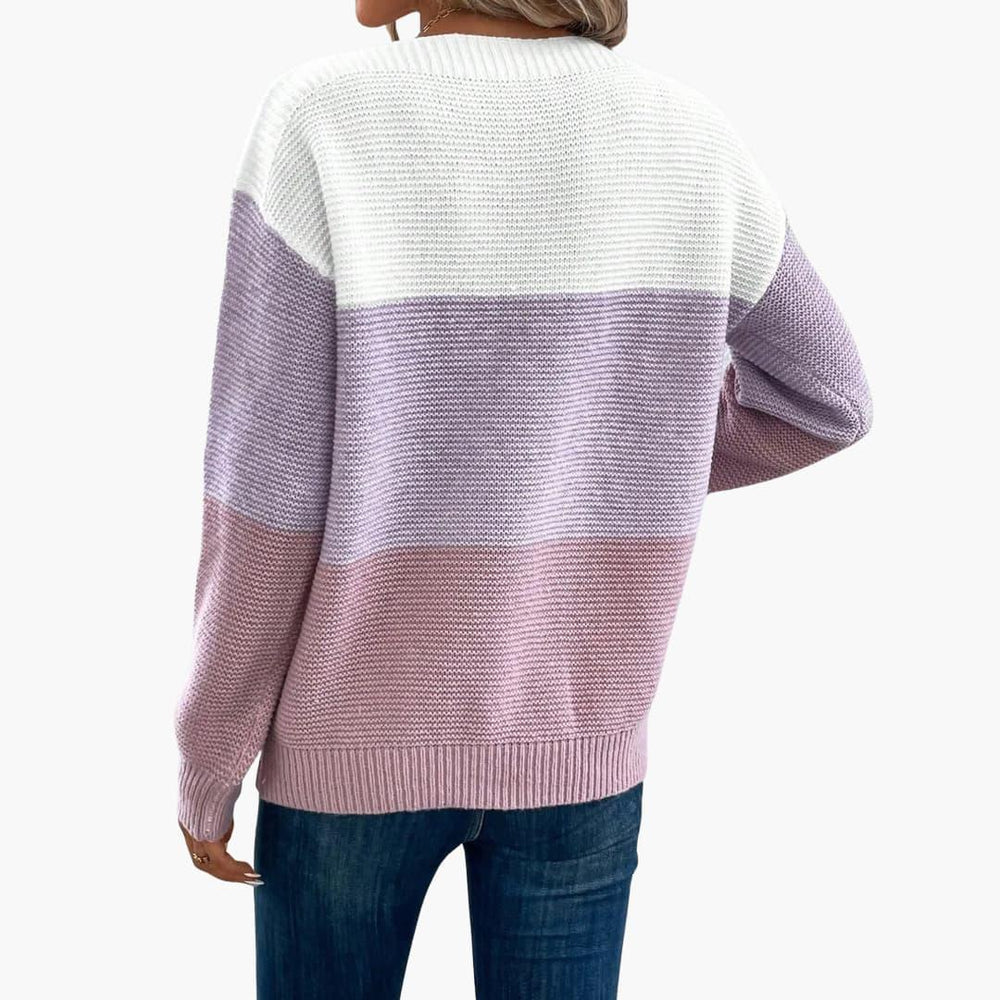 Comfortable Ombre Knit Sweater for Women - WardrobeVogue
