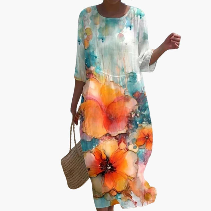 Lightweight Printed Summer Dress for Women - WardrobeVogue