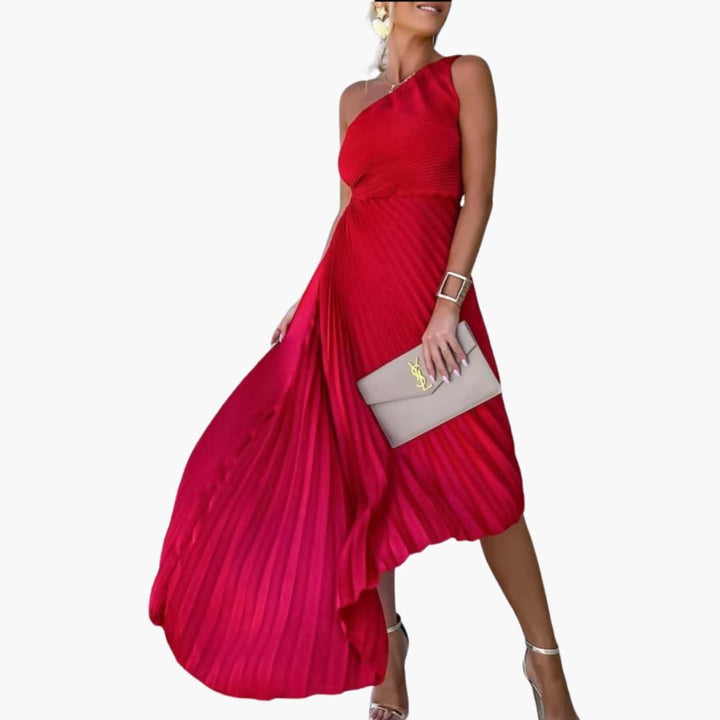 Chic Asymmetrical Party Dress for Women - WardrobeVogue
