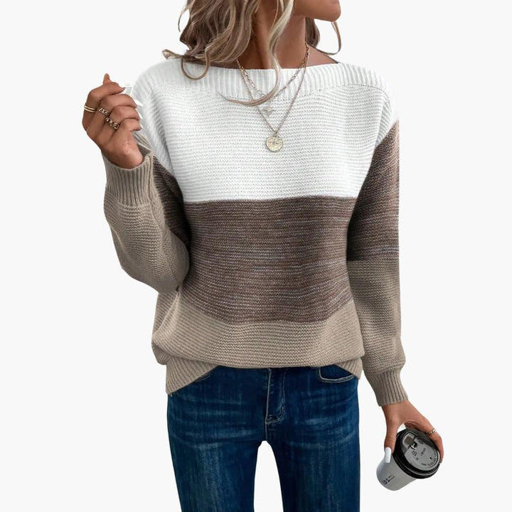 Comfortable Ombre Knit Sweater for Women - WardrobeVogue