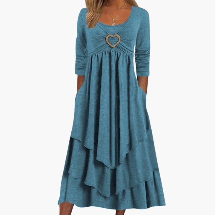 Elegant Long Sleeve Dress for Women - WardrobeVogue