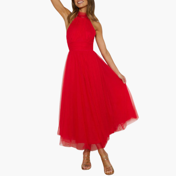 Elegant A-Line Tulle Dress for Women – Perfect for Weddings