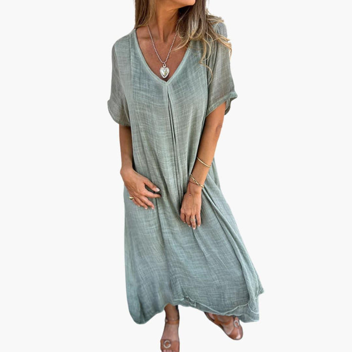 Elegant Lightweight Casual Dress for Women - WardrobeVogue
