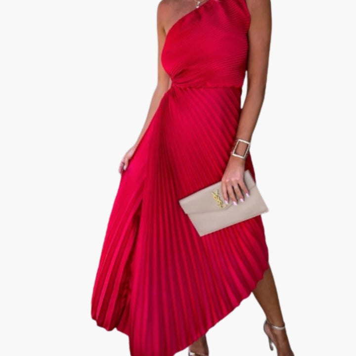 Chic Asymmetrical Party Dress for Women - WardrobeVogue