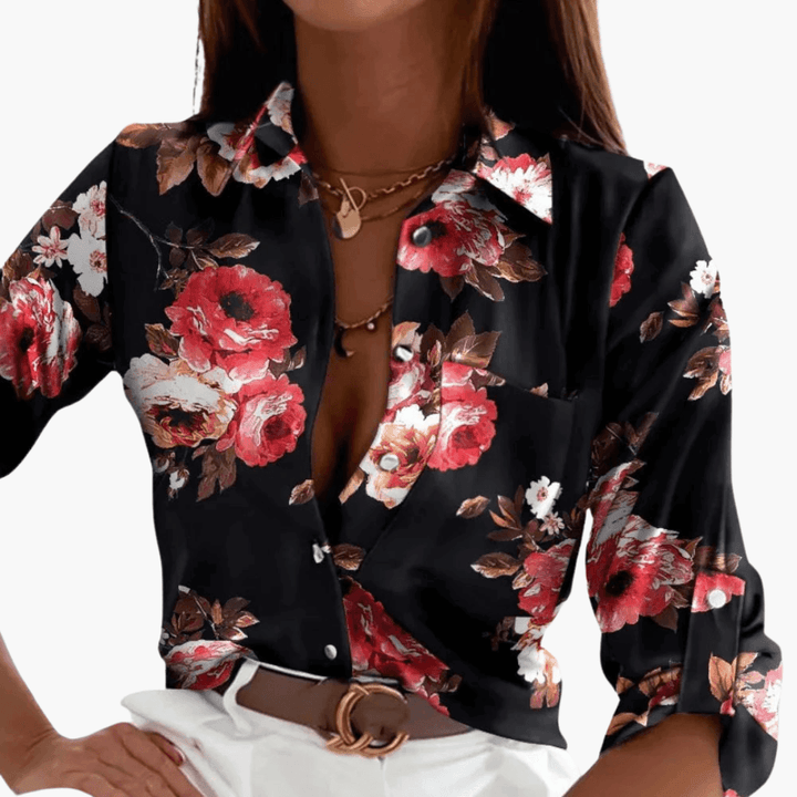 Trendy Black White Casual Shirt for Women - WardrobeVogue
