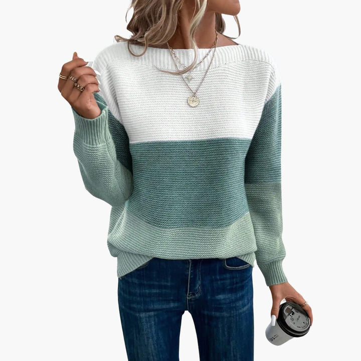 Comfortable Ombre Knit Sweater for Women - WardrobeVogue
