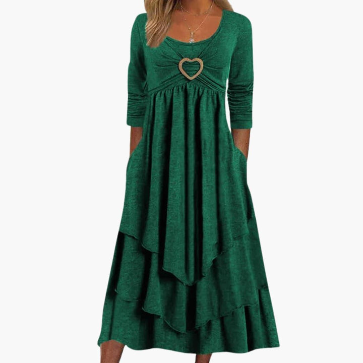 Elegant Long Sleeve Dress for Women - WardrobeVogue