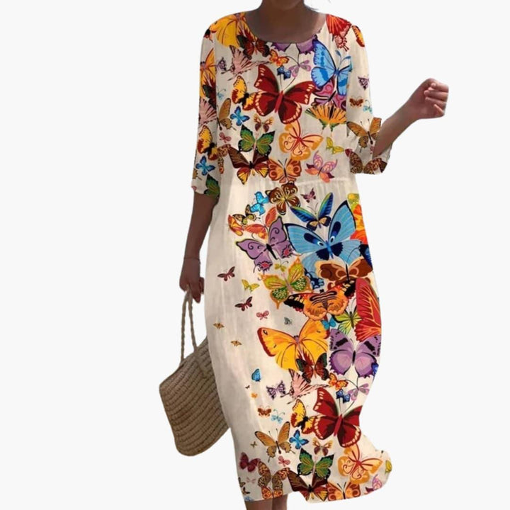 Lightweight Printed Summer Dress for Women - WardrobeVogue