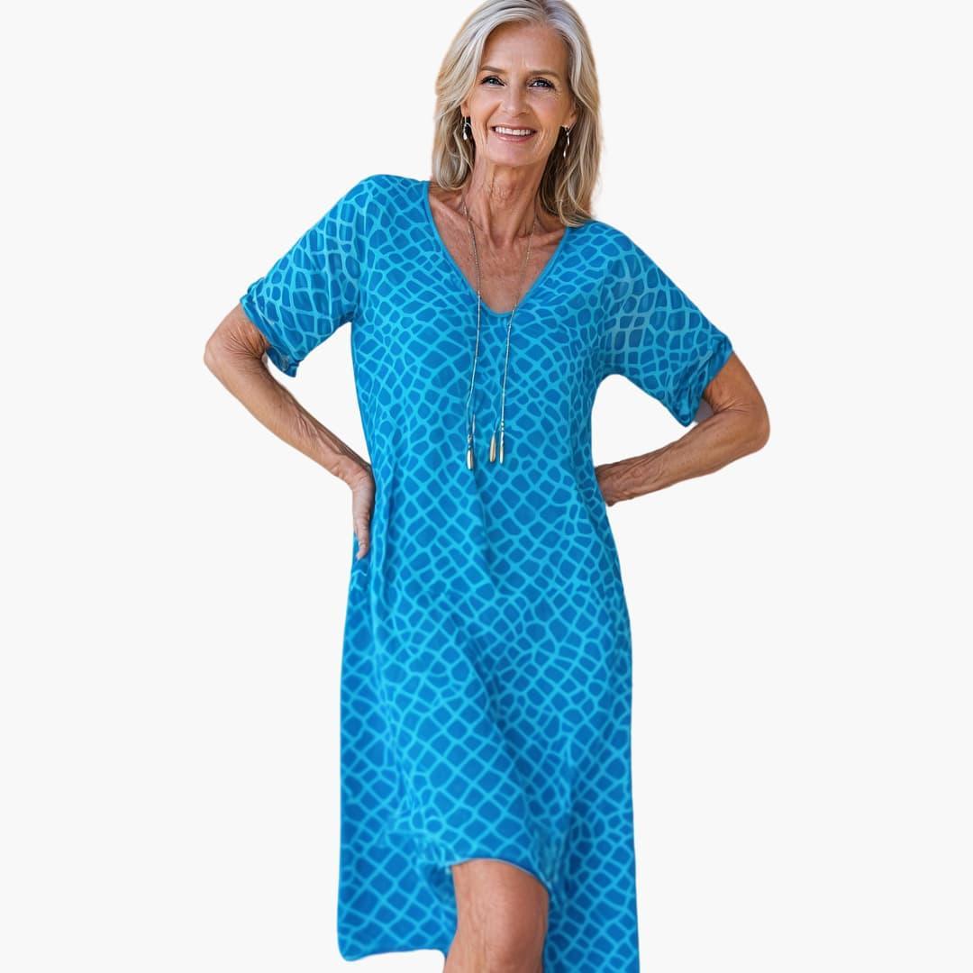Stylish Printed Casual Dress for Women - WardrobeVogue