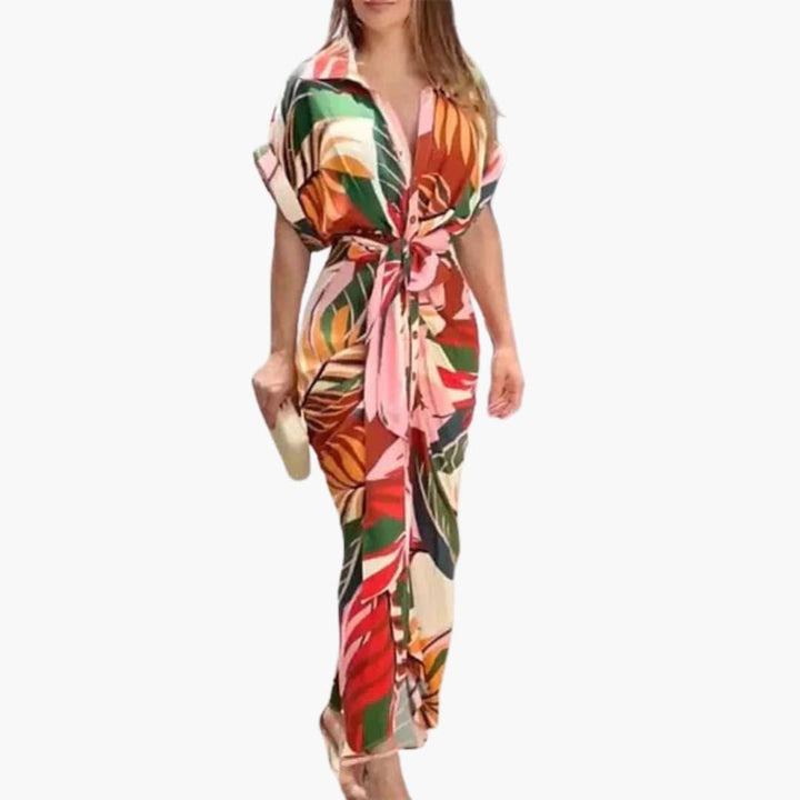 Trendy Comfortable Patterned Dress for Women - WardrobeVogue