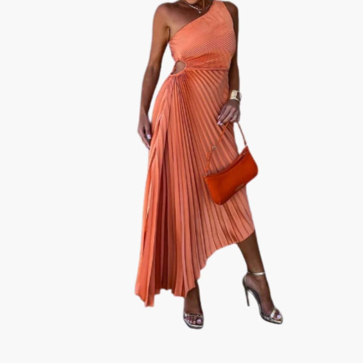 Chic Asymmetrical Party Dress for Women - WardrobeVogue