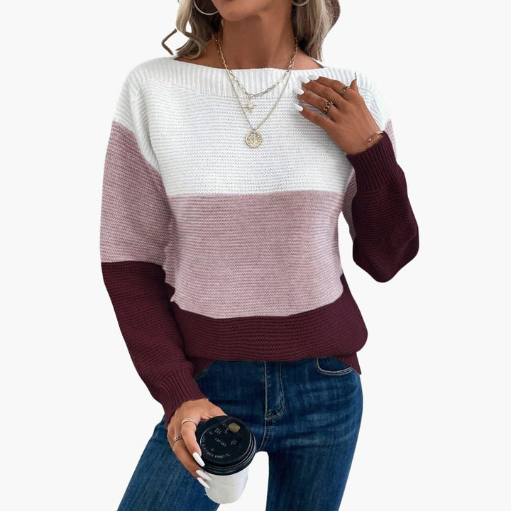 Comfortable Ombre Knit Sweater for Women - WardrobeVogue
