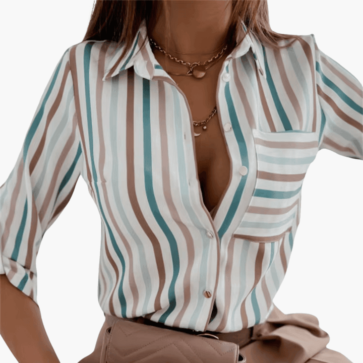 Trendy Black White Casual Shirt for Women - WardrobeVogue