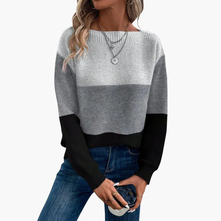 Comfortable Ombre Knit Sweater for Women - WardrobeVogue