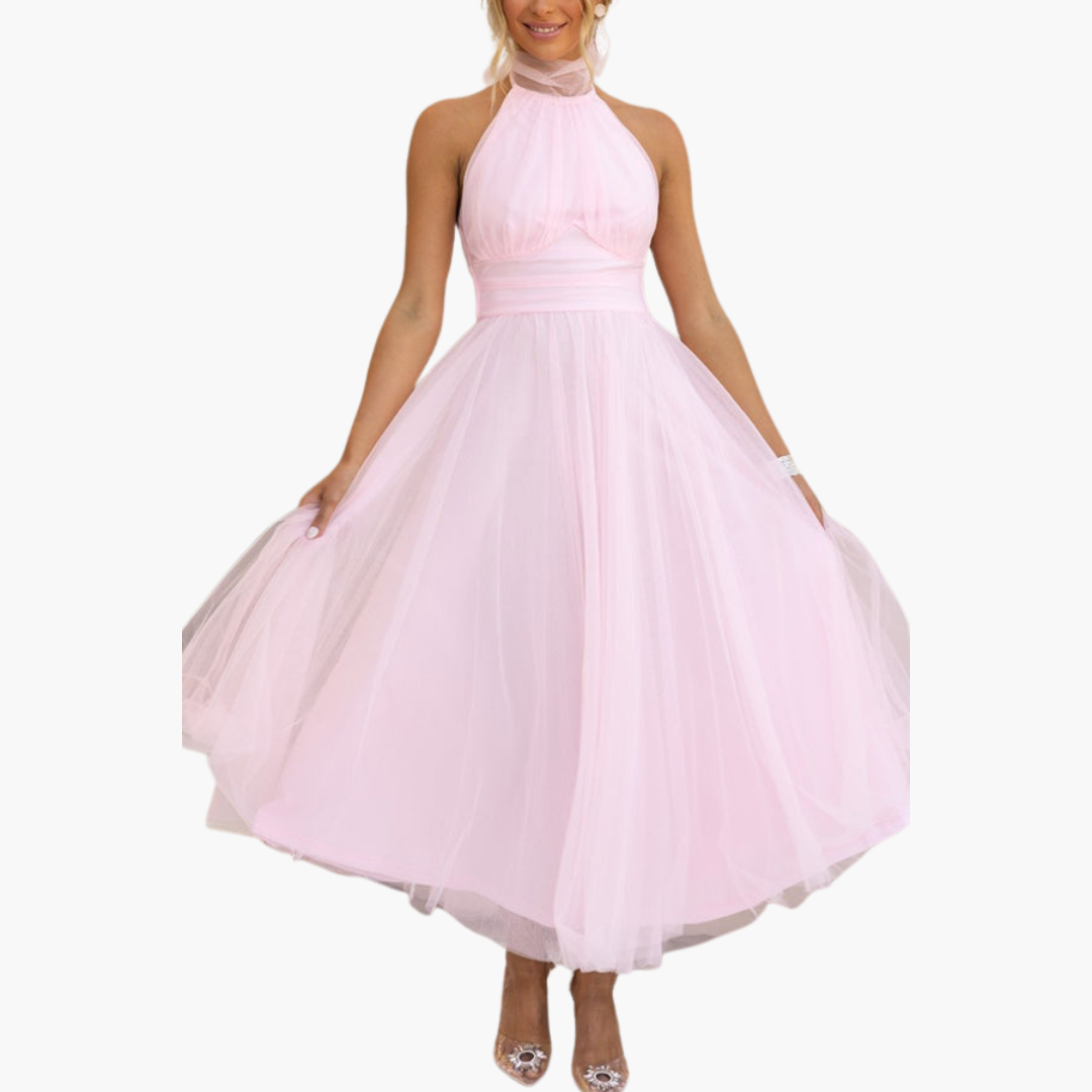 Elegant A-Line Tulle Dress for Women – Perfect for Weddings