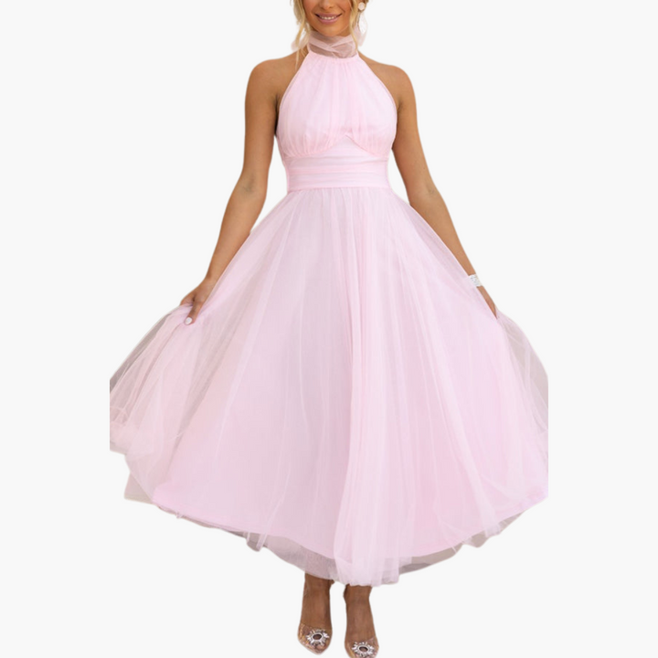 Elegant A-Line Tulle Dress for Women – Perfect for Weddings
