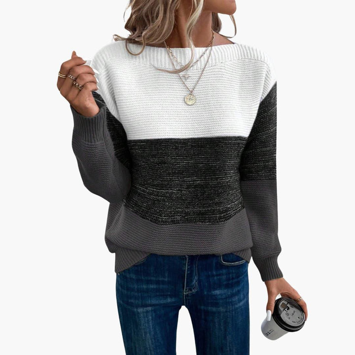 Comfortable Ombre Knit Sweater for Women - WardrobeVogue