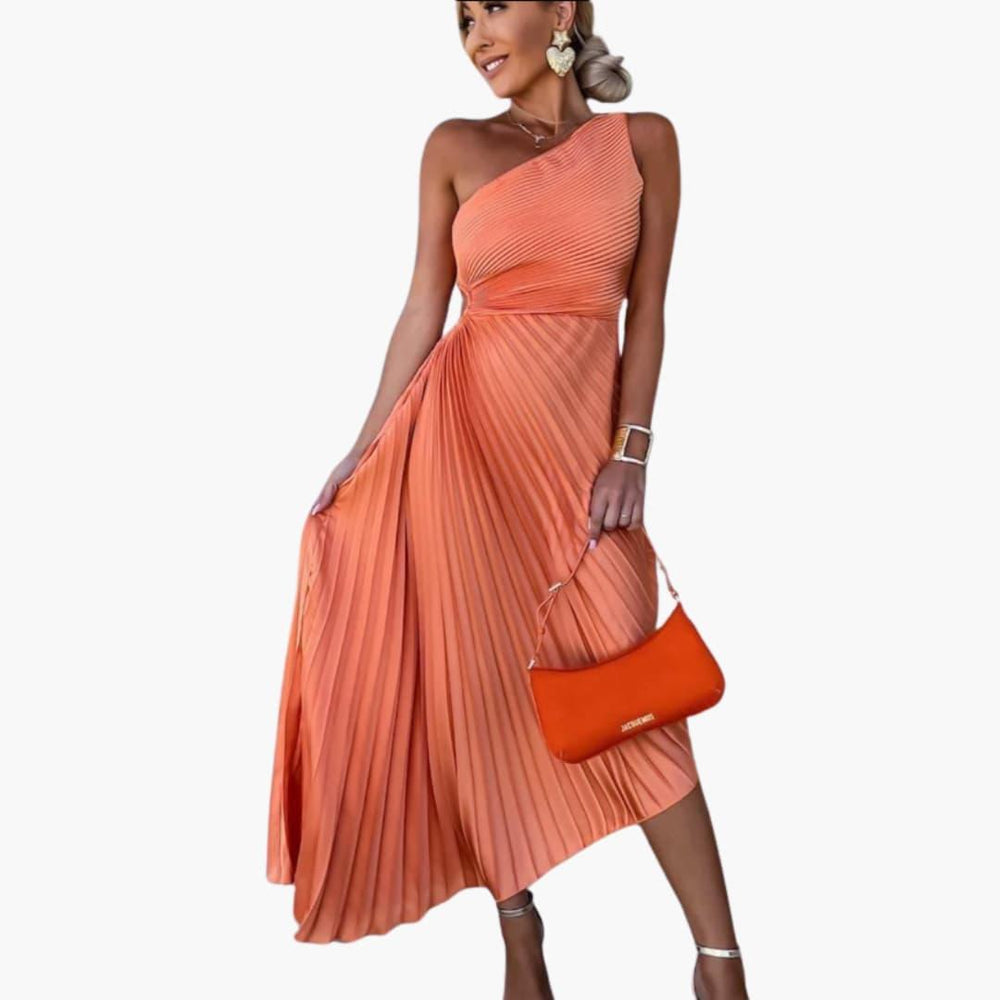 Chic Asymmetrical Party Dress for Women - WardrobeVogue
