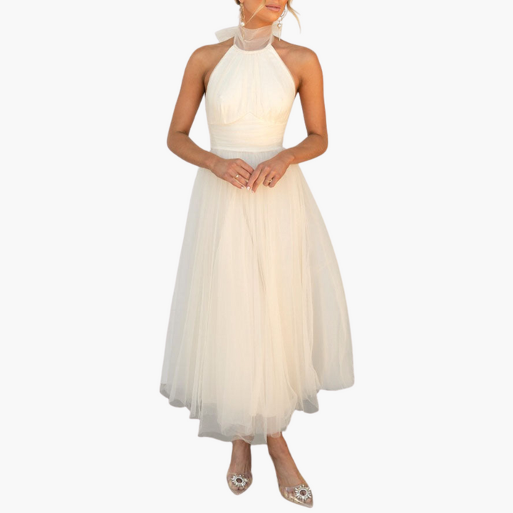 Elegant A-Line Tulle Dress for Women – Perfect for Weddings